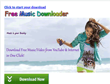 Tablet Screenshot of getfreemusic.org